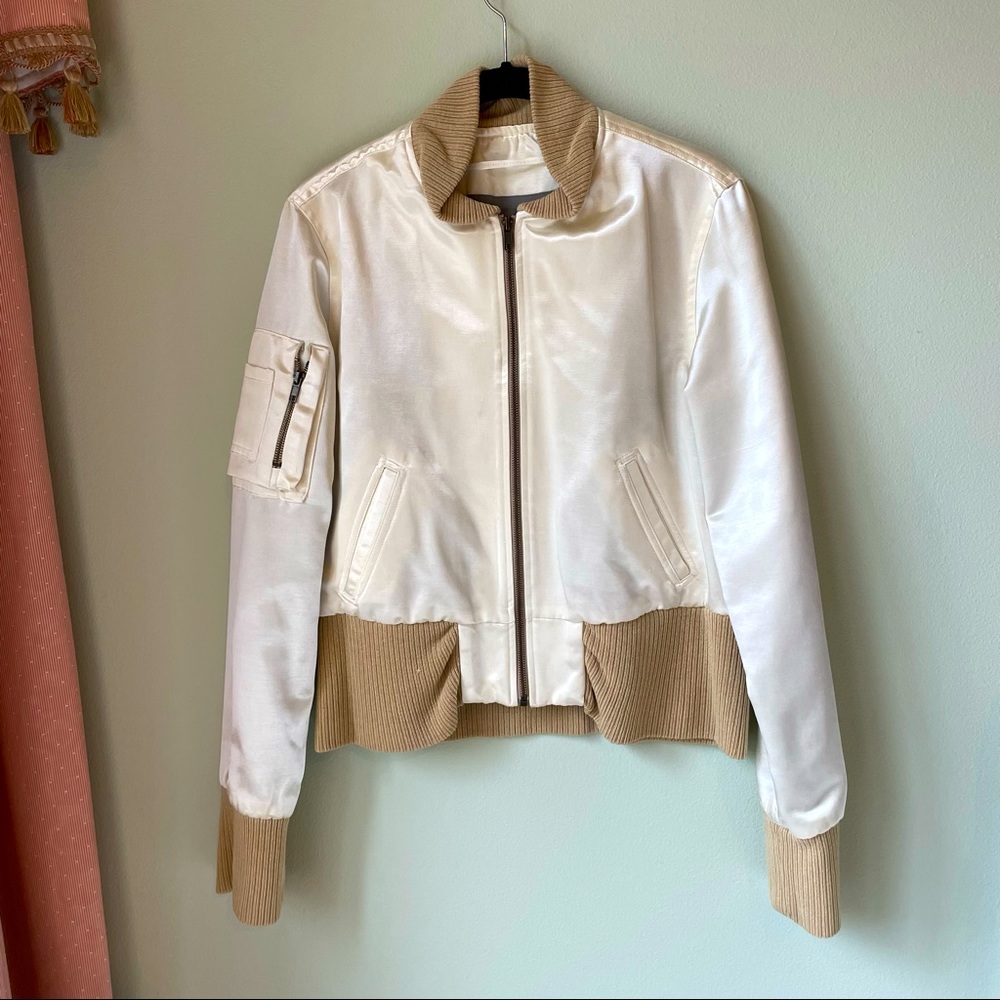Embroidered bomber jacket, Twelfth Street by Cynthia Vincent | size small Petite